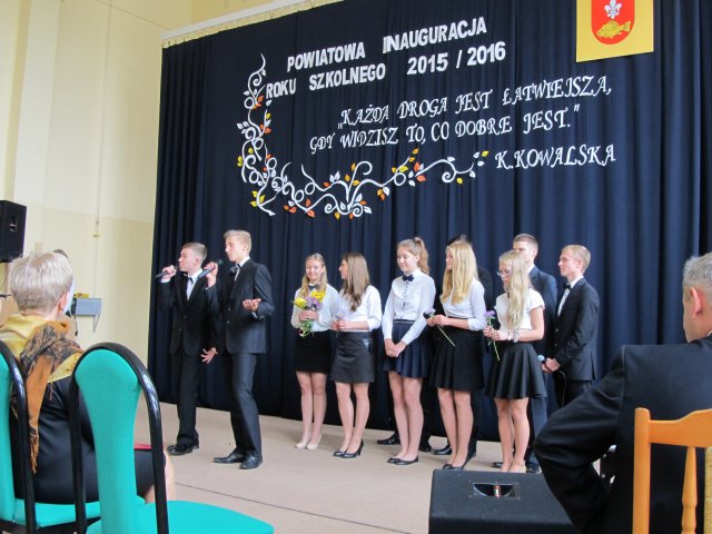 POWIATOWA INAUGURACJA ROKU SZKOLNEGO 2015/2016